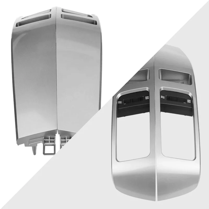 سيارة داش تكييف الهواء منفذ مصبغة لوحة الكسوة لتويوتا لاند كروزر برادو LC120 لكزس GX470 03-09 إطار تنفيس الهواء-M54K #4