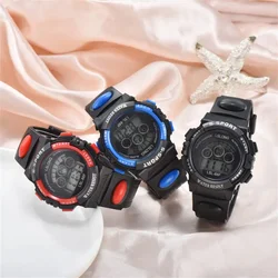 Teen Digital LED Silicone Watch - Multifunctional Electronic Watch for Boys and Girls - Perfect Gift for Daily Use