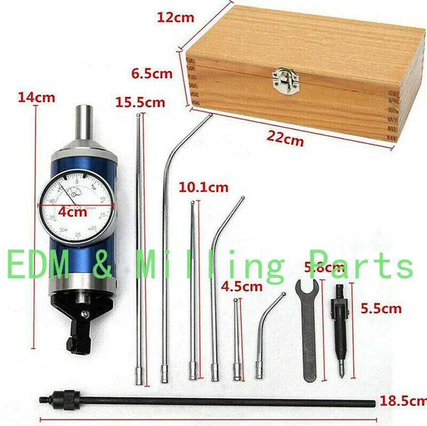 

1Set Coaxial Centering Indicator Co-Ax Precision Milling Machine Test Dial CNC For Bridgeport Mill Part