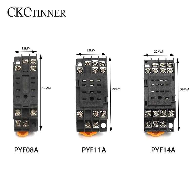 1pcs Relay Base Socket 8pin 11pin 14pin PYF08A PYF011A PYF014A For Small Intermediate Relay MY2NJ MY3NJ MY4NJ LY2NJ LY3NJ LY4NJ