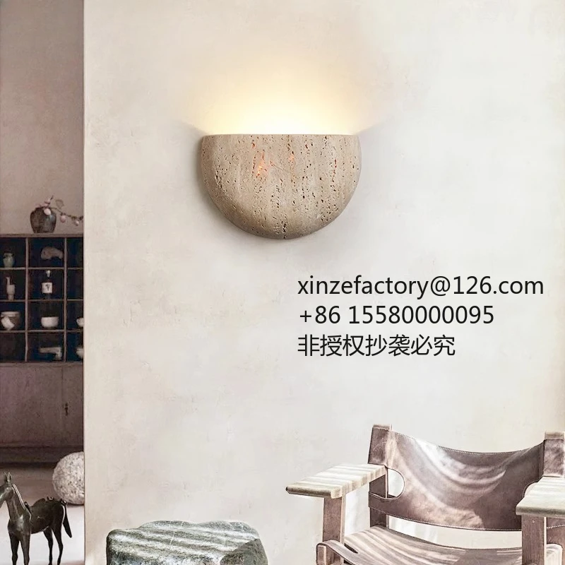 Factory Direct 2026 Top RatedMedieval wabi-sabi wind niche retro living room wall porch B & B cafe atmosphere bedroom bedside