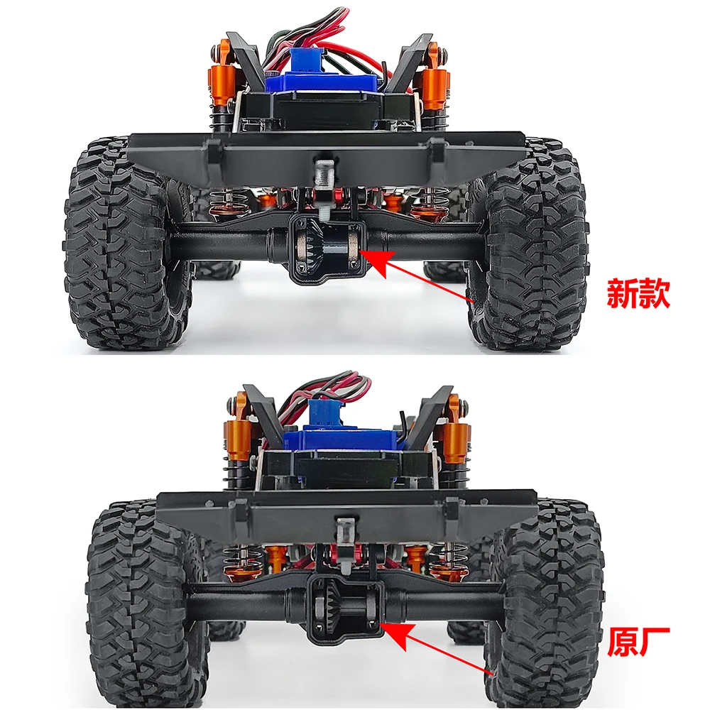AXSPEED 22/12T 24/12T 26/12T Stahl Overdrive Underdrive Helical Gear für 1/18 RC Crawler Axial TRX4M Upgrade Teile – Detail 16