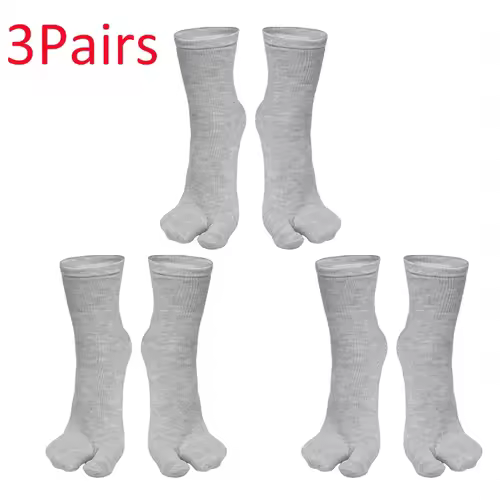 Fashion Japanese Style Tabi Toe Socks for Men Women Summer Fiber Two Finger Socks Kimono Flip Flop Sandal Split Tabi Toe Sock - Image 10