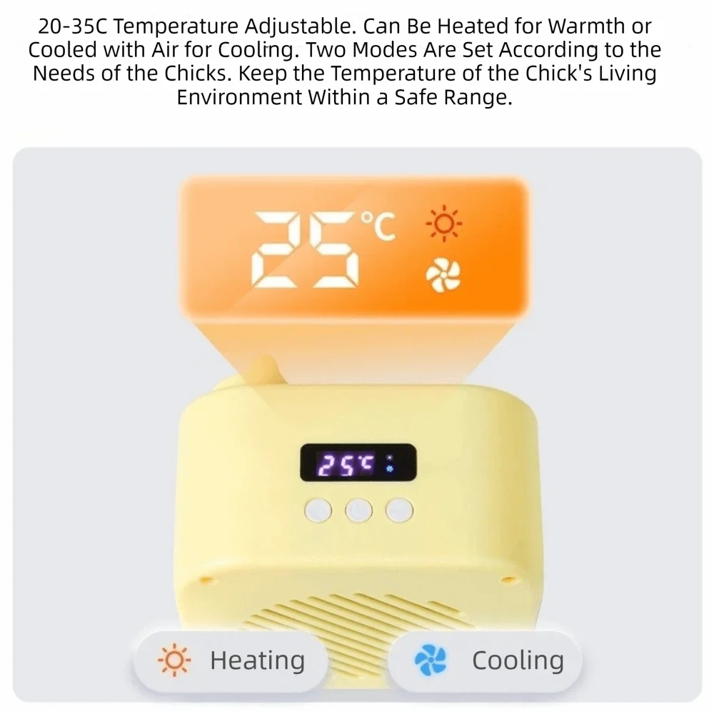 

Противоожоговый вентилятор для попугая, теплого воздуха, термостатический автоматический обогреватель для попугаев, металлический жевательный безопасный нагревательный прибор для подогрева птиц