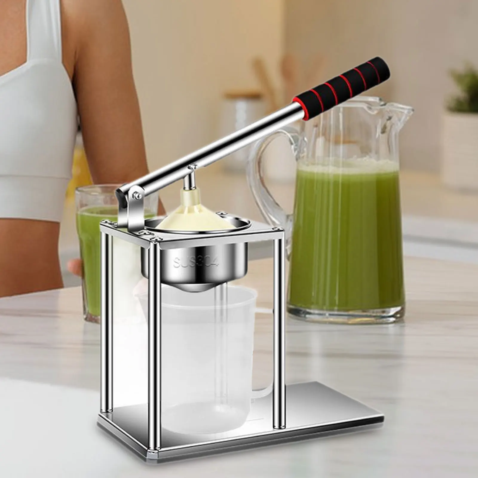 Hand Press Juicer Machine Professional Kitchen Gadget Lime Crusher Lemon Squeezer for Extracting Juices Lime Orange Lemon Fruit