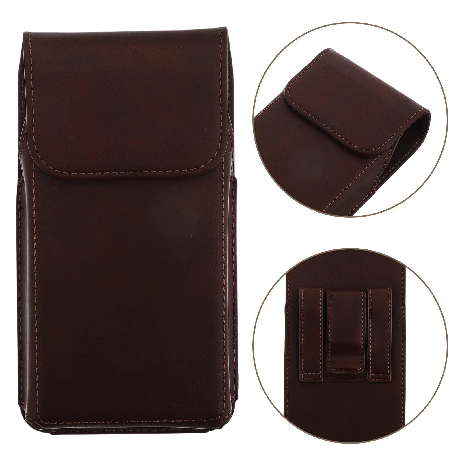 

Universal Pu Phone Holder Waist Pouch Multifunctional Cellphone Bag Adjustable Belt Clip For Sports Outdoor Handsfree