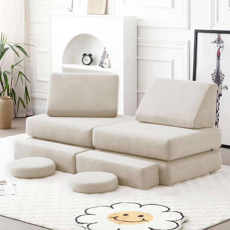 Customizable children's game modular sofa, foldable combination children's game modular sofa