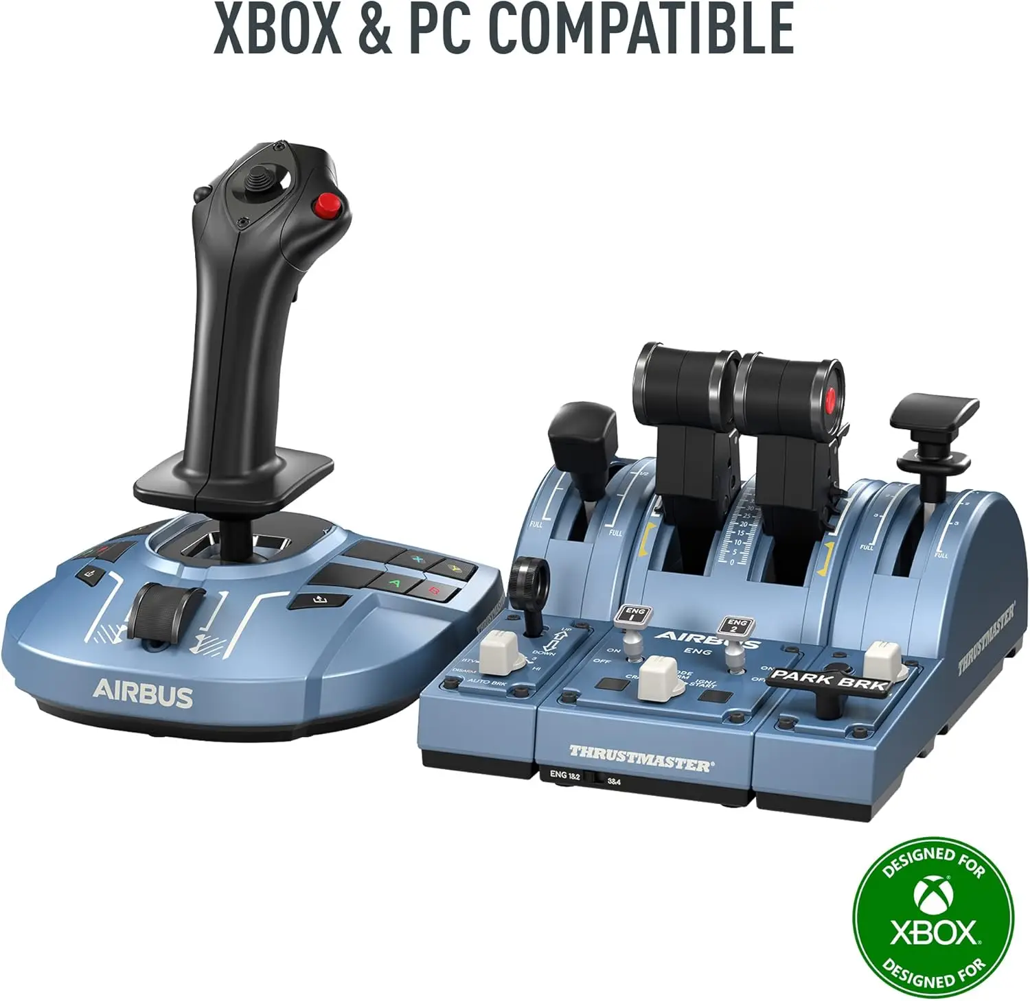 TCA Captain Pack Xbox – Airbus Edition (Compatible with XBOX and PC)