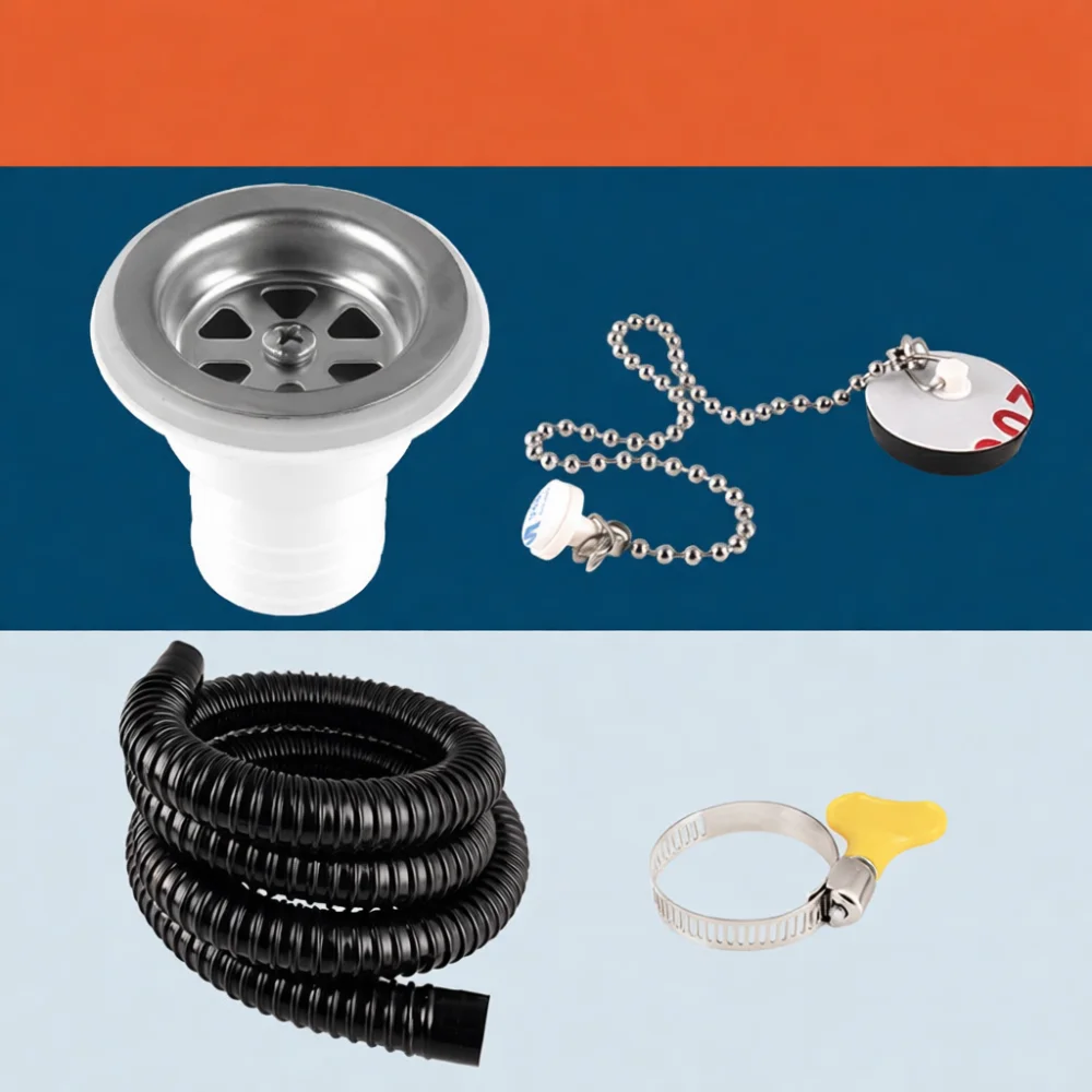 RV Sink Drainage Adapter Right Angle Pipe Connector Camper Plumbing Maintenance Accessory Trailer Sink Waste Fitting