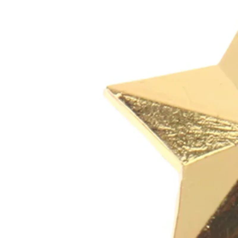 Antique Crafts Russian Gold Star Medal USSR Badge Lapel Pins Metal Badge Medal Souvenir Collection CCCP Brooches Jewelry