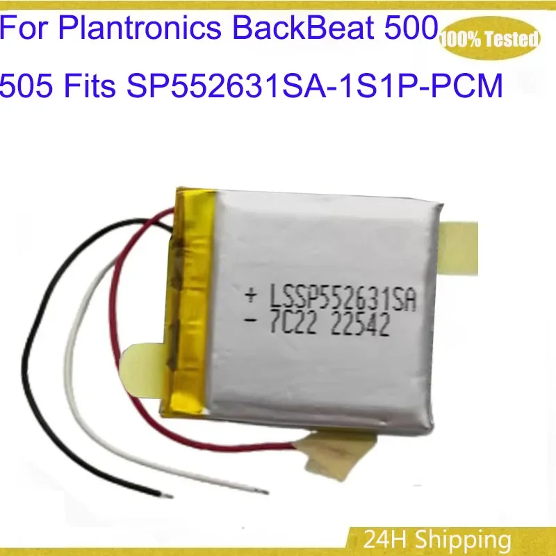 For Plantronics BackBeat 500 505 Fits SP552631SA -1S1P-PCM Li-Polymer 3.70V Wireless Headset Battery