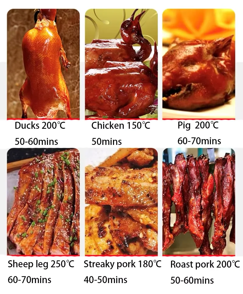 Roast duck oven Stainless steel Roasted Duck furnace Duck Roaster Commercial Gas and Charcoal Home Roasted chicken oven