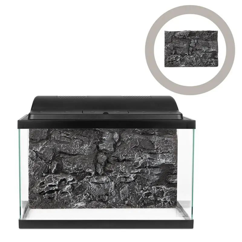 Background Tank Reptile Terrarium Aquarium 3D Decor Board Rock Stone Backgrounds Dragon Bearded Wall Snake Backdrop Enclosure