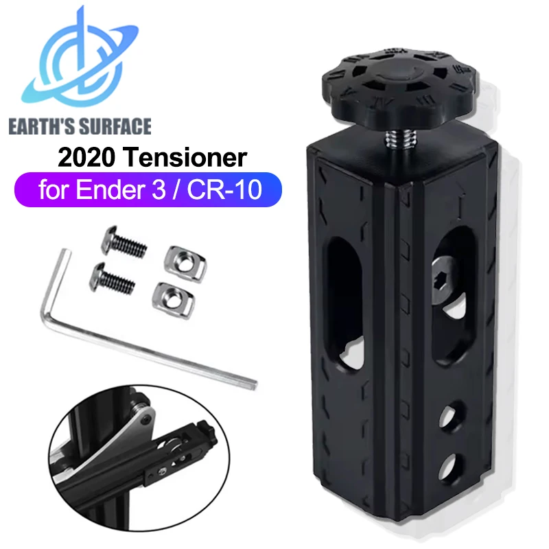 

Детали 3D-принтера для натяжителя 2020, версия для впрыска, натяжитель ремня ГРМ, выпрямляющий натяжитель для Ender 3 3 pro CR-10 10S