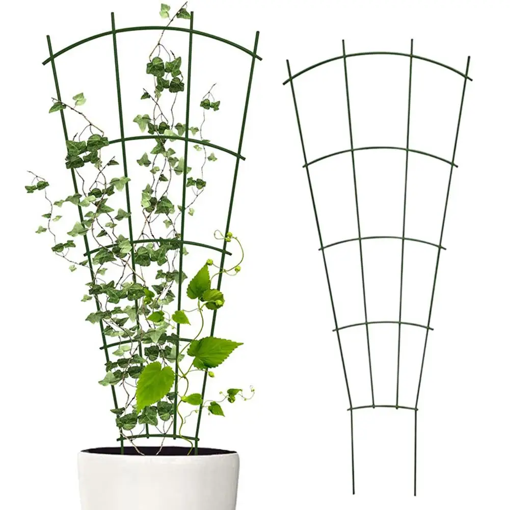 Quadro de suporte de escalada planta estaca videira treliça metal suporta suprimentos de jardim vaso rack flor ao ar livre indoor planta vegetal