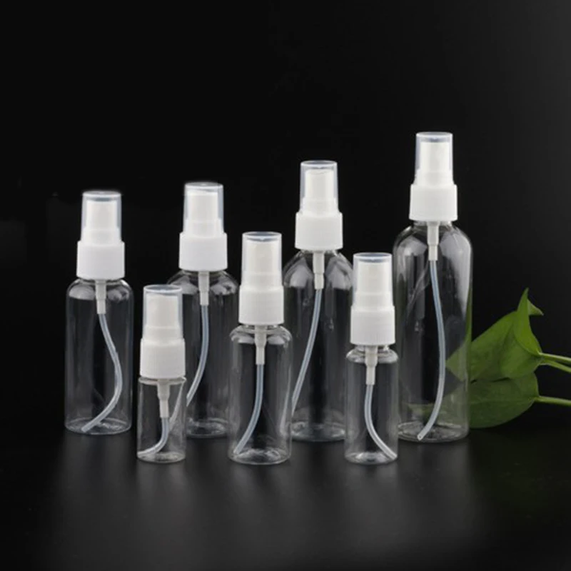 Portable Transparent Plastic Spray Empty Bottle Perfume Liquid Spray Mini Bottle