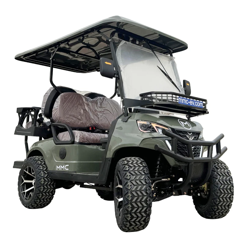 MMC 4 6-persoons opgeheven gereedschapswagen Off-road buggy 48 / 60 / 72V lood / lithiumbatterij elektrische golfkar