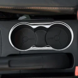For Ford Fiesta Mk7 2009-2013 Focus 2 MK2 2009-2011 Water Cup Holder Panel Decoration Trim Frame Car Lnterior Accessories