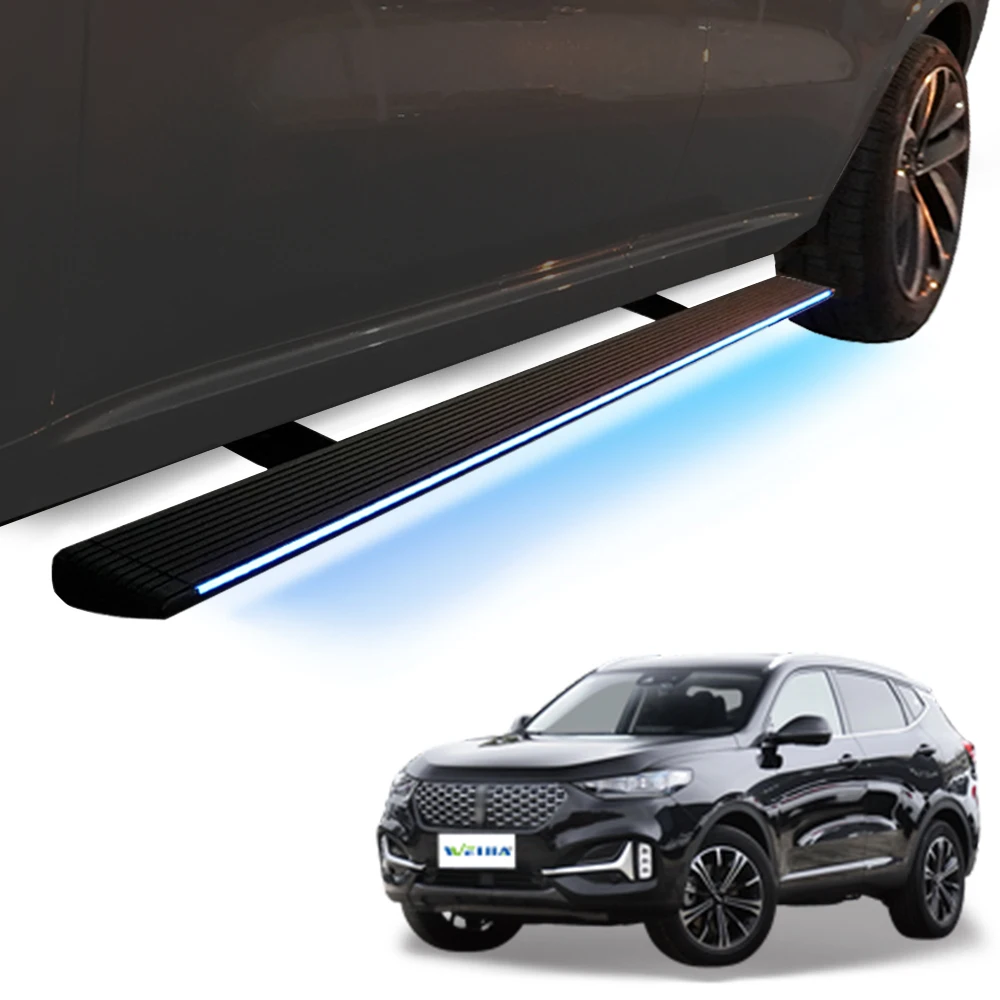 

GWM WEY VV6 Electric Side Step Power Running Boards Factory Low Price Auto Pedal Fit for VV5 VV7 Tank 300 LATTE MACCHIATO Car