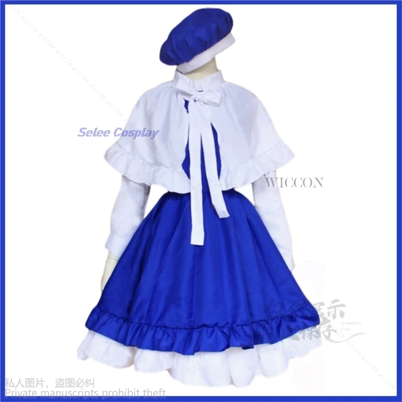 Anime Cardcaptor Sakura Card Captor Tomoyo Cosplay Costume Singer Dress Cloak Wig Woman Kawaii Carnival Masquerade Lolita Suit