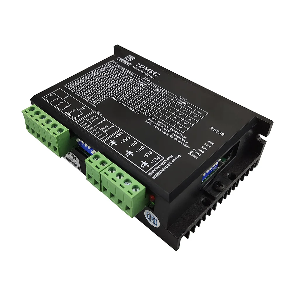 Jmc 2DM542-N Twee-Fase Stappenmotor Driver 42/57 Stappenmotor Controller DC24V-48V 17/23 Stappenmotor Driver Jmc Echt