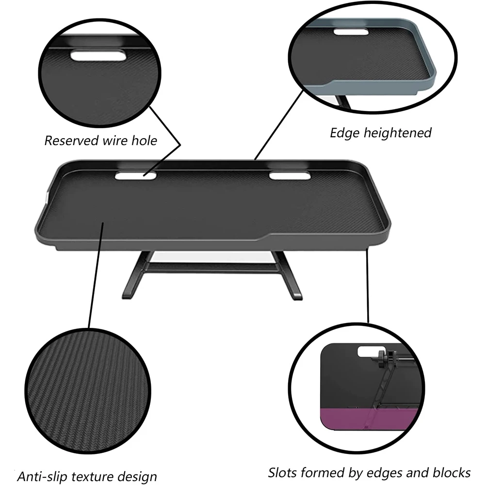 Adjustable TV Screen Top Shelf Computer Monitor Desktop Display Stand Storage Rack TV Media Box Holder Home Office Organizer