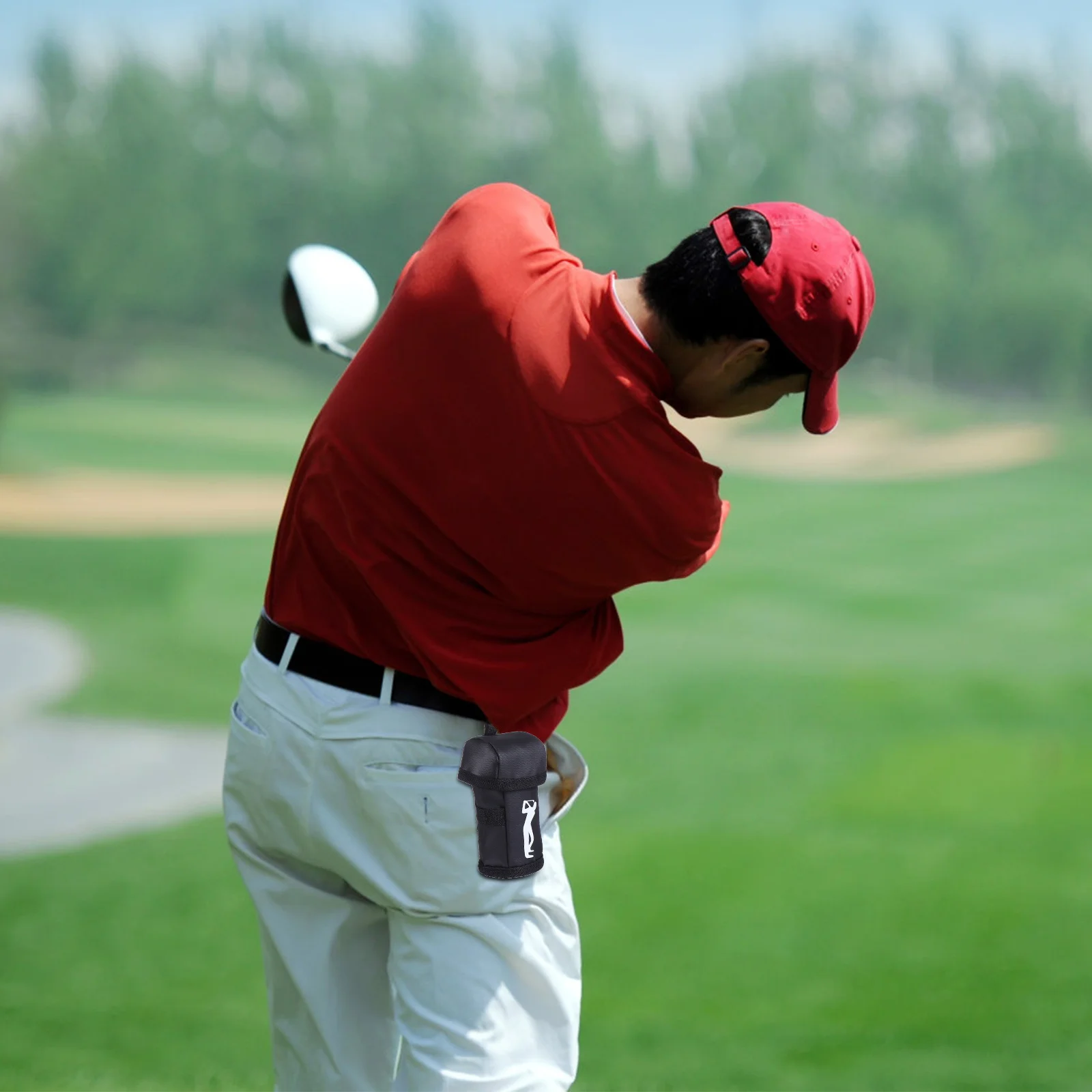 1 قطعة كرة جولف الخصر حقيبة دائم قوي المحمولة الكرة حقيبة التخزين المدمجة العملي توريد نادي التسوق المحمولة كيس التخزين #6