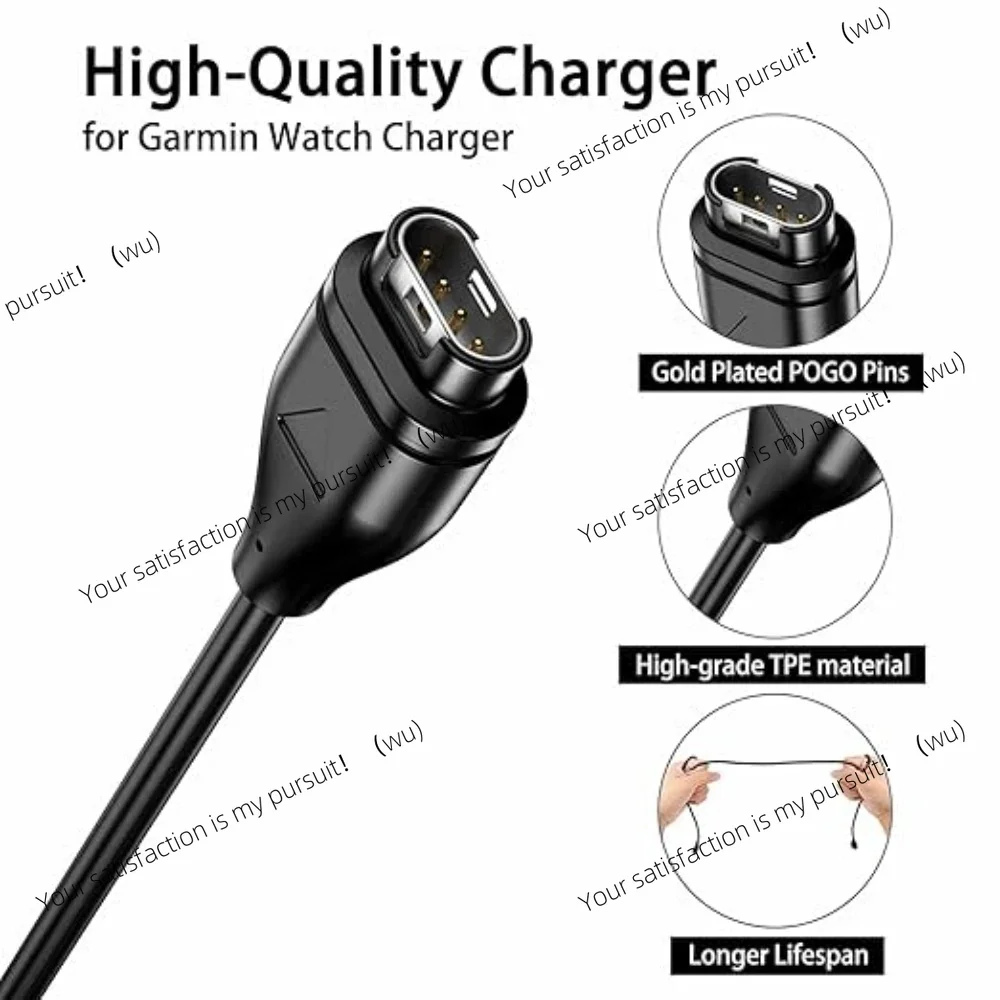 USB Type C Charger For Garmin Venu 3 3S 2 2S/Venu 2 Plus/Venu Sq/Approach S70 S40 S60/instinct 2X USB-C Charging Cable Data Cord