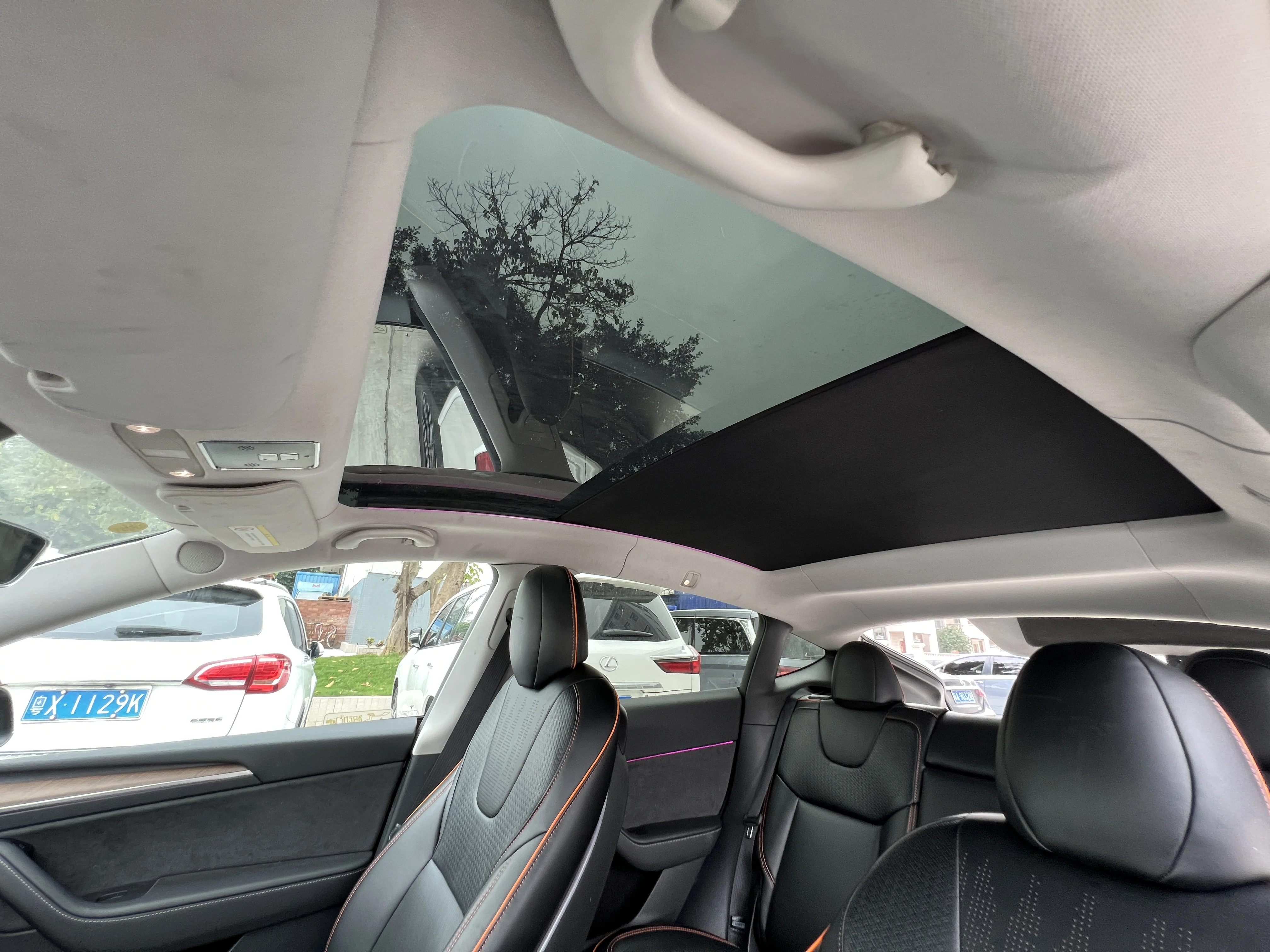 New Tesla visors Skylight Sunshade Glass Roof Sunshade Car Accessories Window Visor For Tesla Model Y