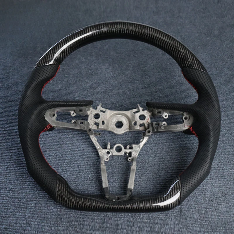 For CX5 Axela Modified Carbon Fiber Steering Wheel In Stock With Steering Wheel Horn Cover