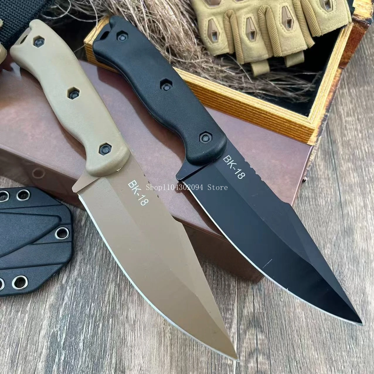 

BK-18 EDC Jungle Rescue Multitools Portable Hiking Fishing Essential Outdoor Camping Straight Knife Rock Climbing Adventure Tool