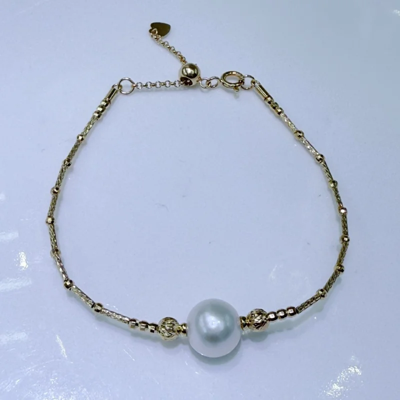 

9-10Mm Circle Almost Sterling Silver Laser Cutting Pineapple Chain Net