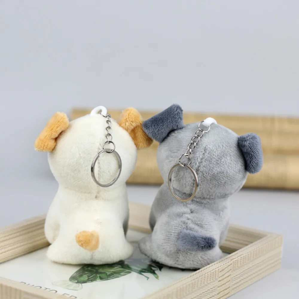 Boneca de pelúcia wolfhound brinquedo de pelúcia chaveiro wolfhound dos desenhos animados lobo cão chaveiro 10cm kawaii lobo cão boneca de pelúcia chaveiro