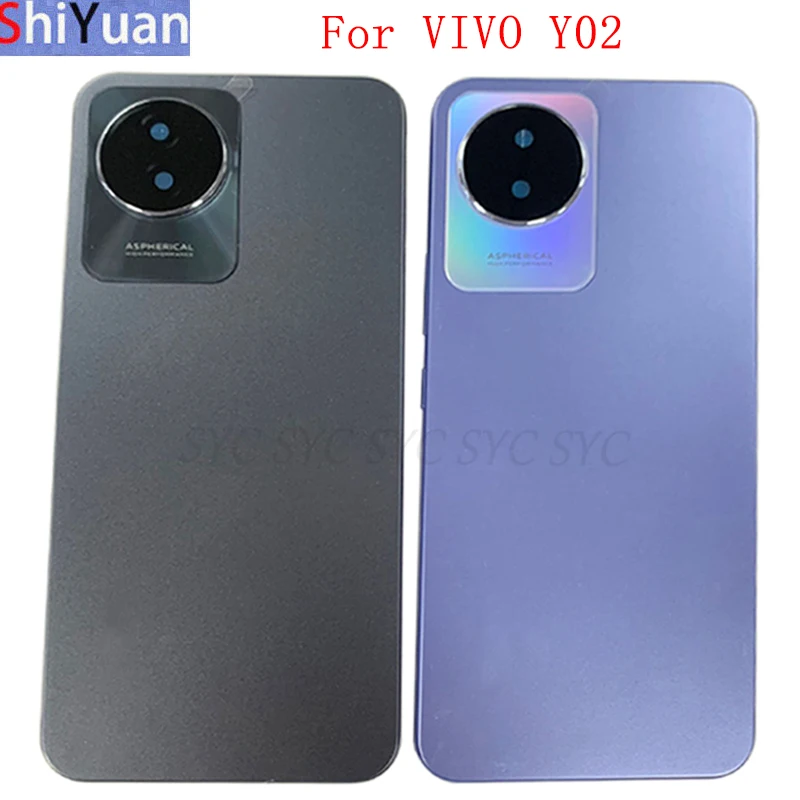 

Battery Cover Rear Door Housing Case For VIVO Y02 Back Cover with Logo Replacement Parts