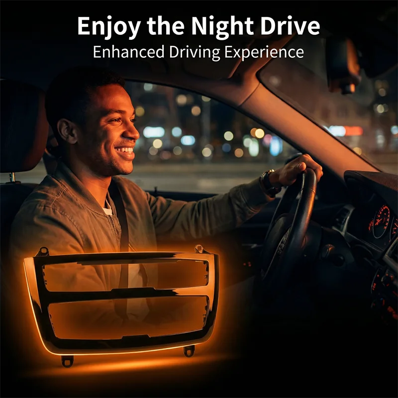 For BMW Pre-LCI 3Series F30 F31 F34 M3 4Series F32 F33 F36 M4 LED HVAC Panel Trim Sorround Ambient Lighting Module