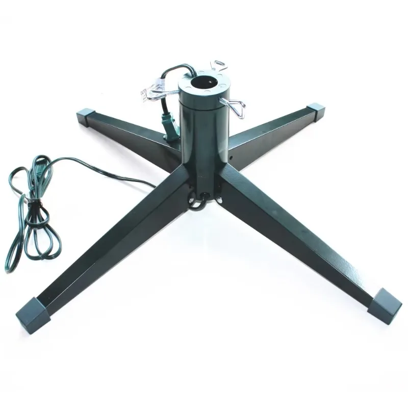 

Christmas and accessories Iron leg electric rotating artificial tree stand