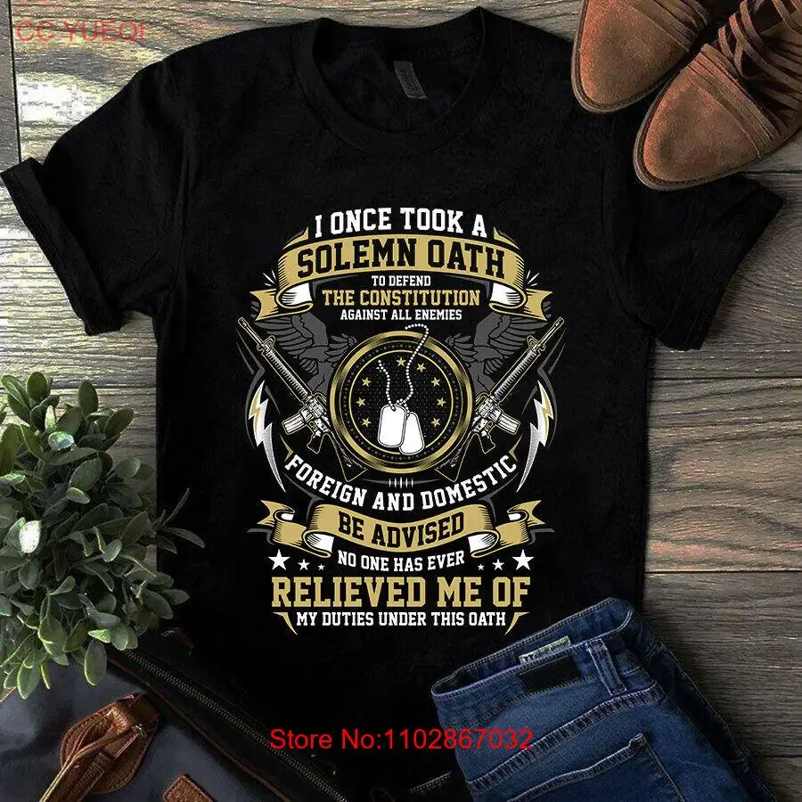 Когда-то я сделал торжественную присягу о защите рубашки солдатика-ветерана США