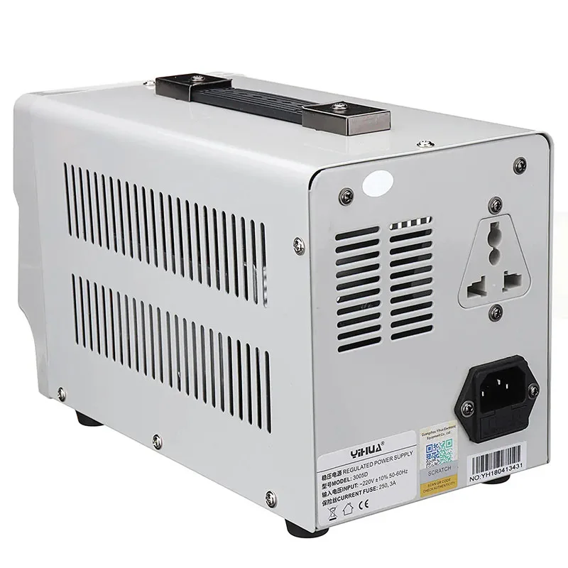 YIHUA 3005D Ce معدات المختبرات الدقة متغير قابل للتعديل 30 فولت 5A مفتاح إخراج واحد ينظم تيار مستمر امدادات الطاقة