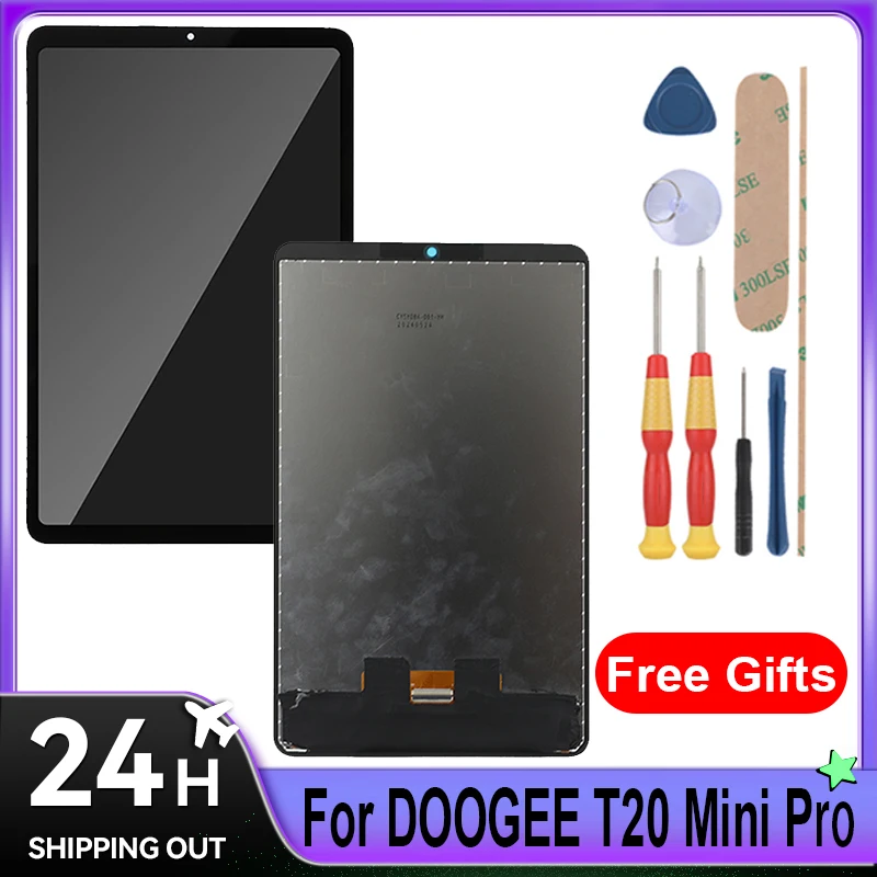 For Doogee T20 MINI Pro/T20 Mini/T20 Mini Kid /LCD Display + Touch Screen Full Assembly Tablet Replacement Parts With Tools