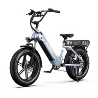 OneSport OT08 Electric Bike Adults E-bike 48V 18Ah Electric Mountain Bike 20 Inch Snow Fat Tire All Terrain Electric Bicycle
