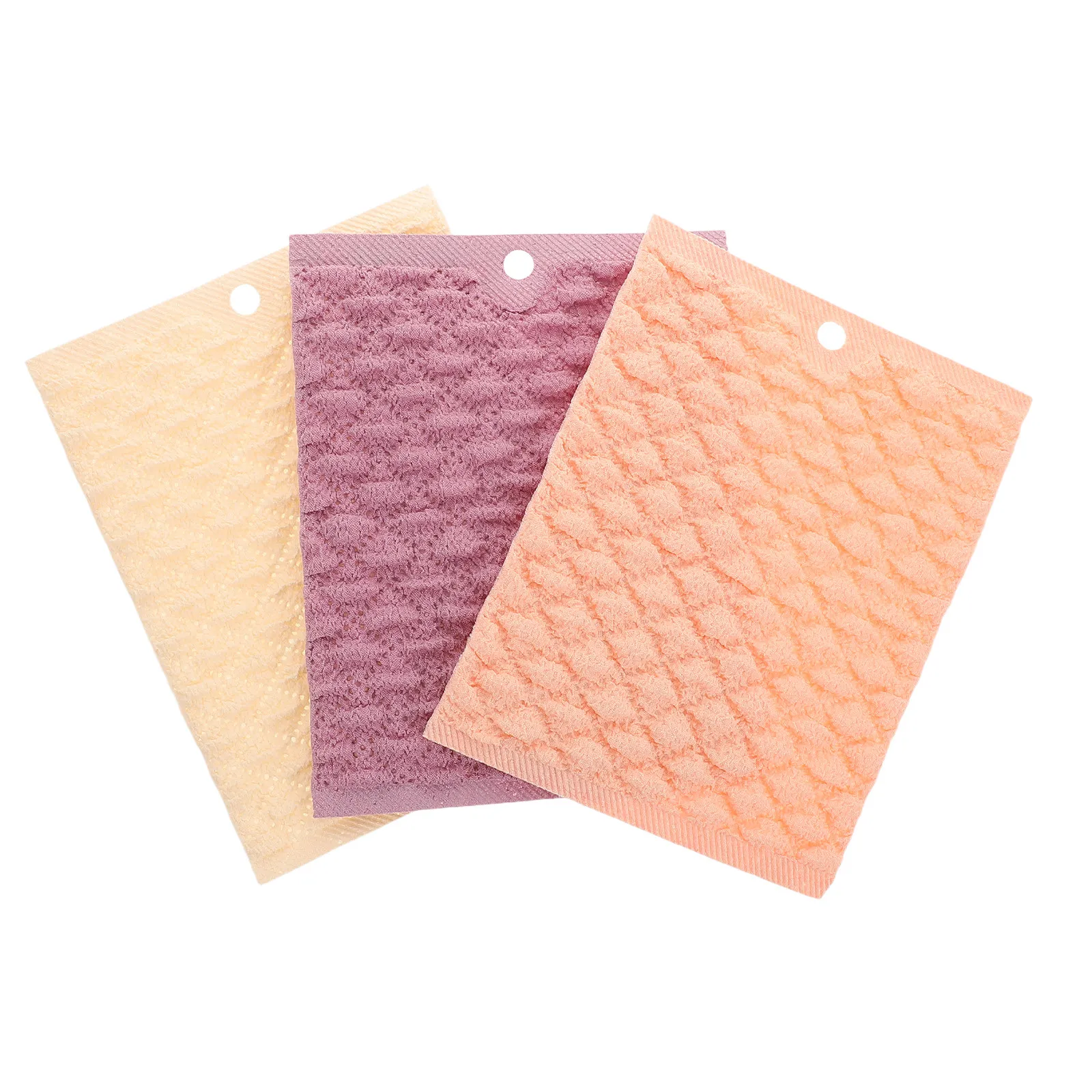 3Pcs Moonlight Dishcloths Highly Absorbent Thick Soft Dish Rags for Kitchen Cleaning Drying Dishes Scrubbing Greasy Messes
