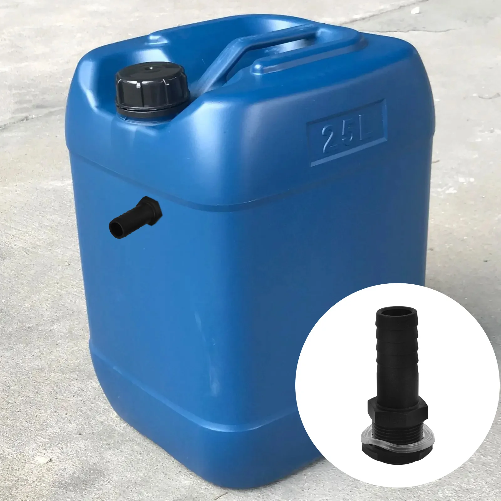 

2 шт. фитинги, соединительный адаптер для резервуара для воды для садового шланга, пруда, дождевой бочки, ванны, контейнер для аквариума, пластик с резьбой