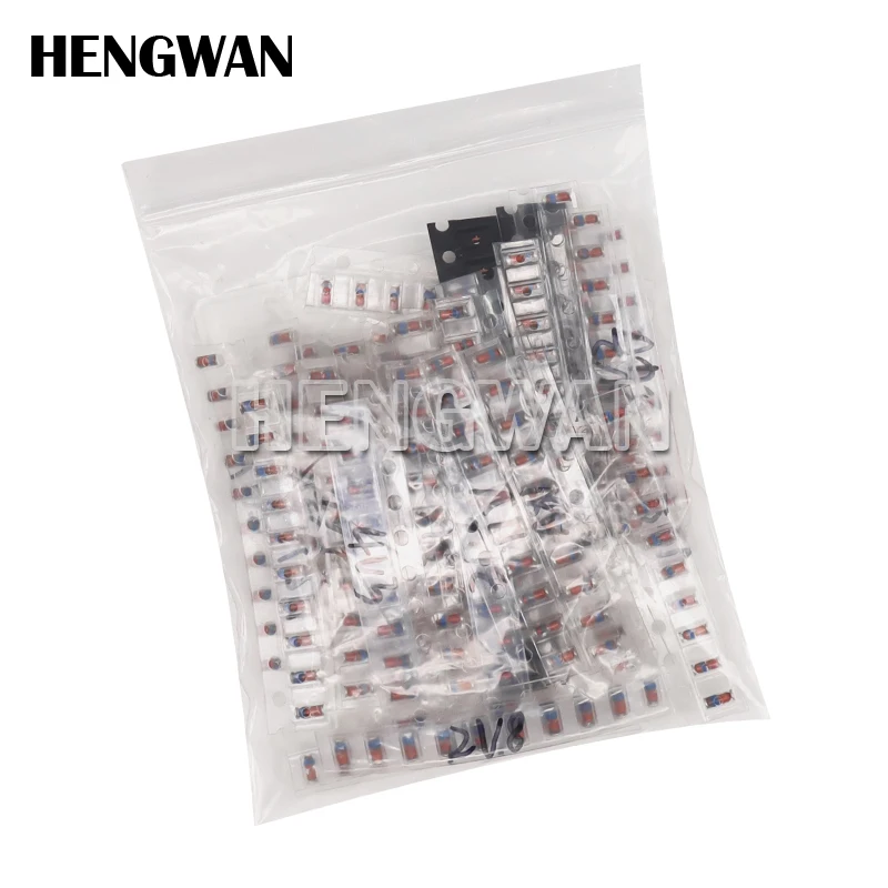 300pcs 1/2W SMD LL34 Zener Diode Assorted Kit 0.5W 2V - 39V 30Values Each 10pcs DIY Sample Set