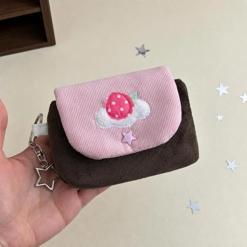 Korean Polka Dot Star Print Cosmetic Bag Multi-Purpose Large Capacity Storage Pouch Portable Makeup Bag