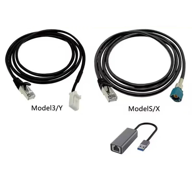 Diagnostic Service Cable for Tesla Model 3 / Y En Model S/X Ethernet Line Diagnostic Cable1137658-00-A 1137658-00-C