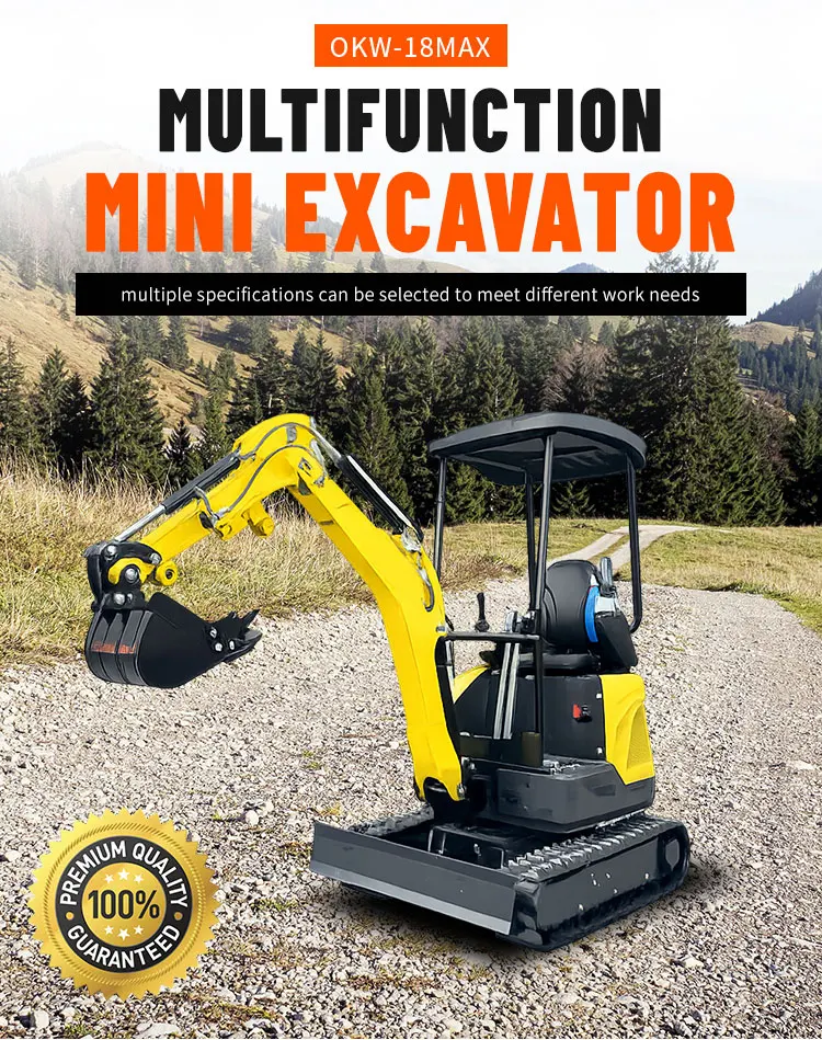 Neue Funktion: Günstiger 1,2-Tonnen-2-Tonnen-Bagger, Raupenbagger, EPA Euro 5, kleiner Bagger zum Verkauf – Detail 2