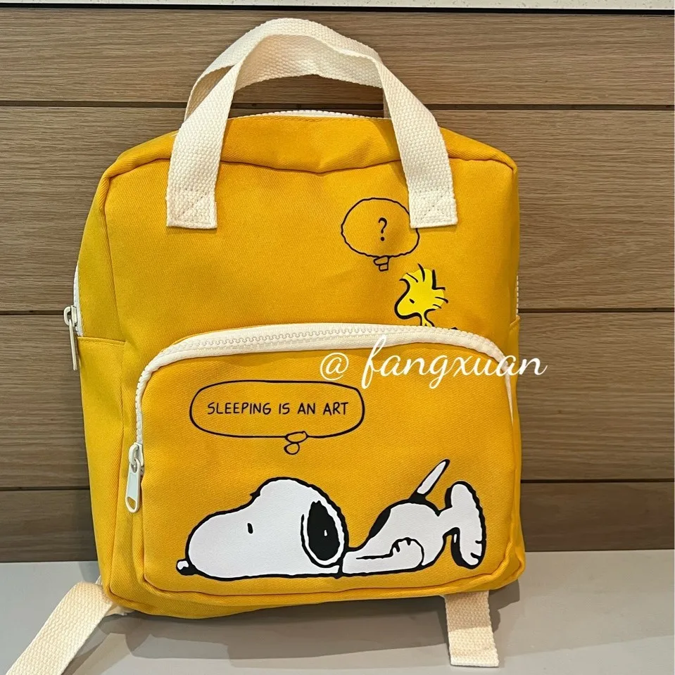 31style New Kawaii Snoopy Cartoon Canvas Handbag Fashion Girls Shoulder Bag Nylon Simple Large Capacity Handbag