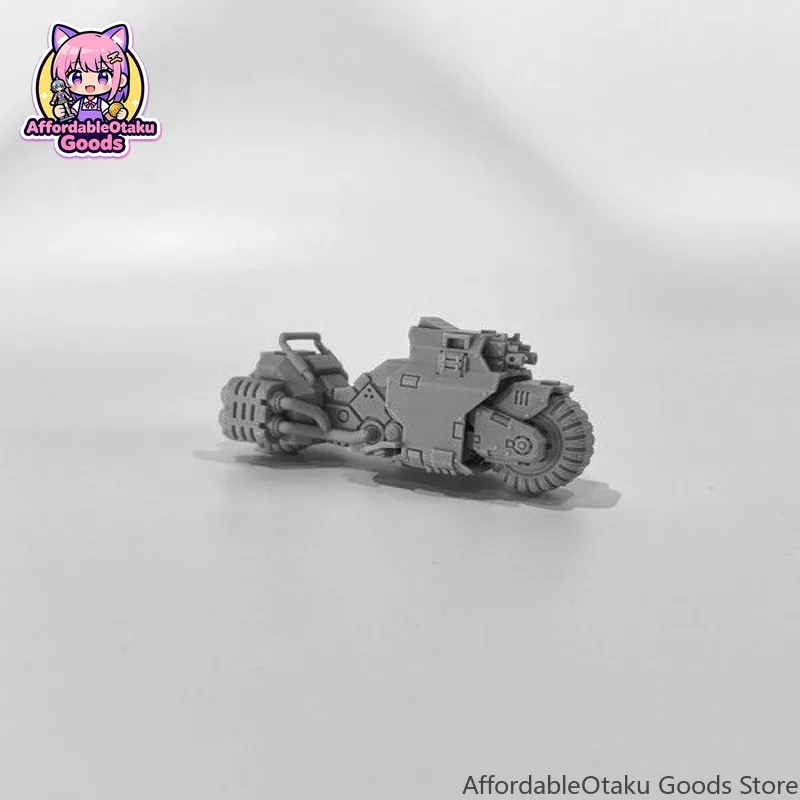 3D Printed Space Marine Outrider Motorcycle Bike Chainsword Bolt Pistol Unpainted DIY Kit Desktop