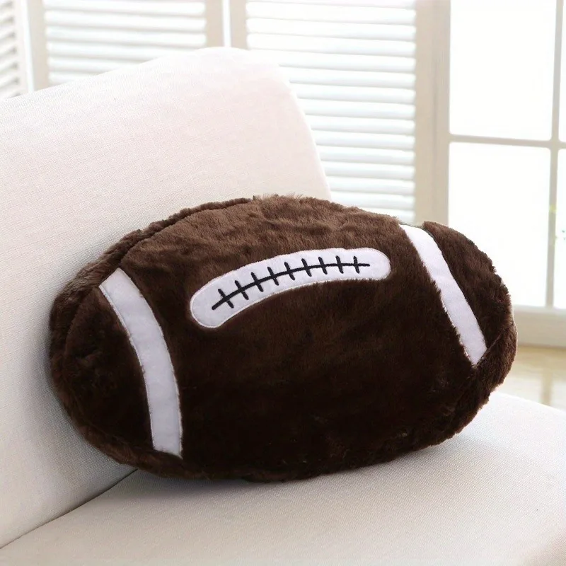 Football Pillow Plush Pillow Sports Style Pillow Home Decor, Sports Style Room Decor, Super Soft Pillow, Christmas, Easter Gift