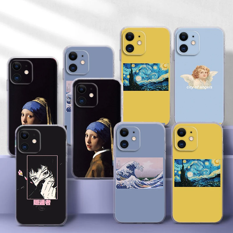 D27 скульптура искусство Мона Лиза мягкая искусственная для Moto G9 Powe One Pro E12 E22I E22 G52 G42 G32 G22 G23 Z2 Z Play P40 P30 Edge 30